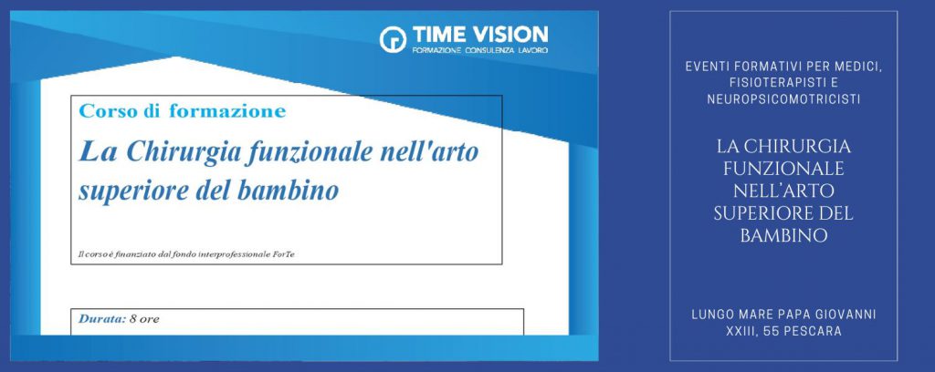 corso di formazione la chirurgia funzionale a pescara