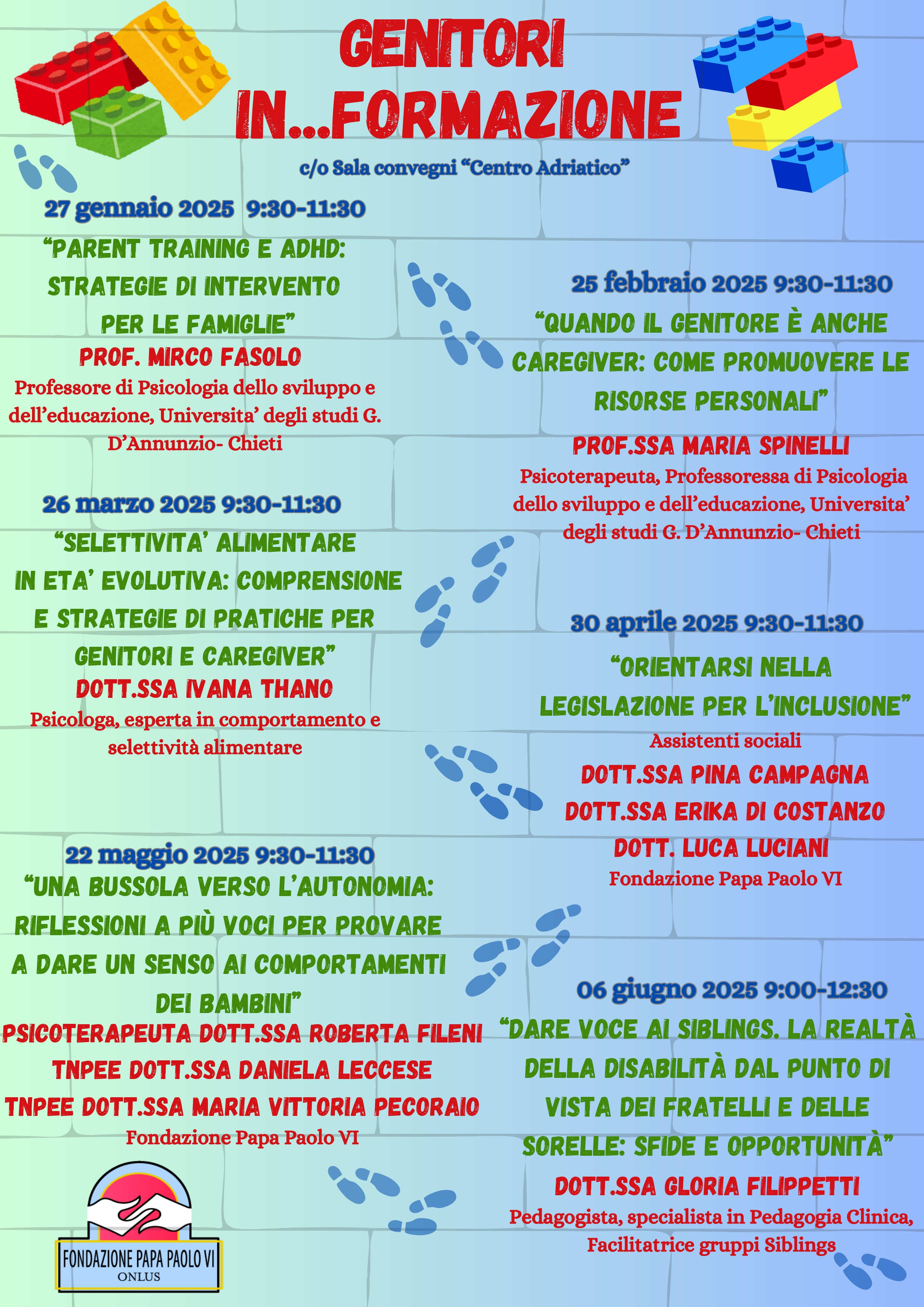 genitori in formazione locandina paolo sesto pescara