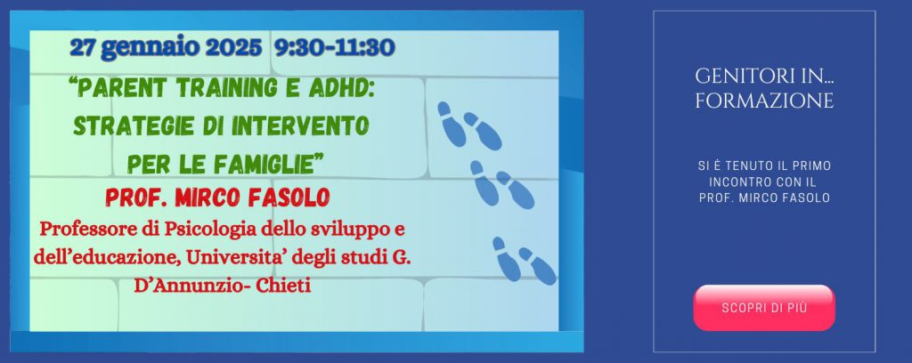 parent training primo incontro